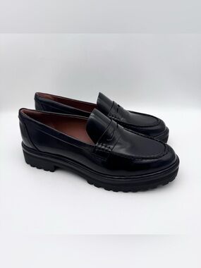 Reformation Agathea Chunky Penny Loafers Women Size 9 Made Brazil NWOB
